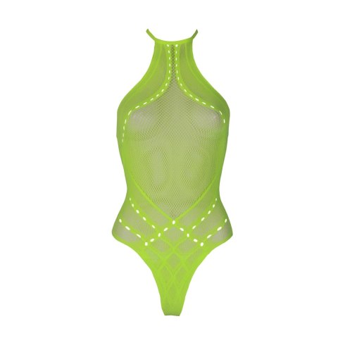 Ouch! Body Neon Halterneck XS/L - Elastyczne, UV Aktywne, Neonowy Roż