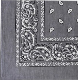 Prowler Chusta Red - stylowa chusta bawełniana, kolor czerwony