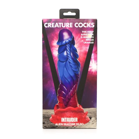 XR Brands Alien Fantasy silikonowy model intymny z przyssawką 20 cm