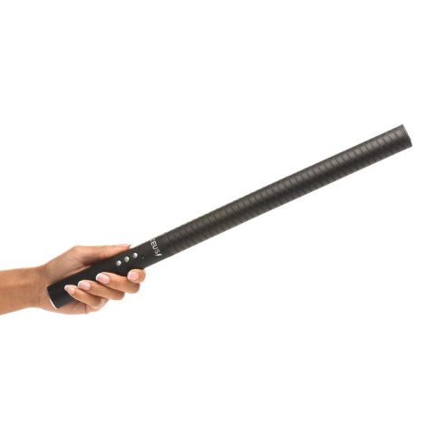 XR Brands Electro Whip Baton e-stymulacja dwustopniowa, metalowa, 23 cm