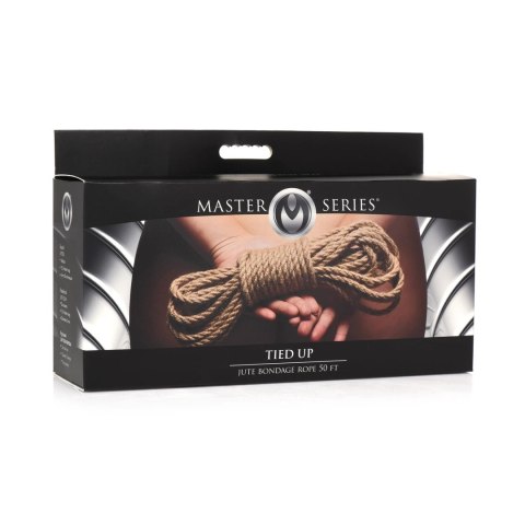 XR Brands lina jutowa 15 m - naturalna, trwała, bezrdzeniowa