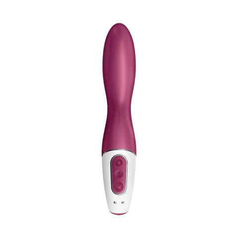 Satisfyer Hot Spot wibrator zakrzywiony z funkcją podgrzewania, rożowy