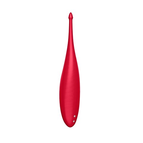 Satisfyer Twirling Fun Tip - Precyzyjny stymulator z obrotową końcowką, magenta