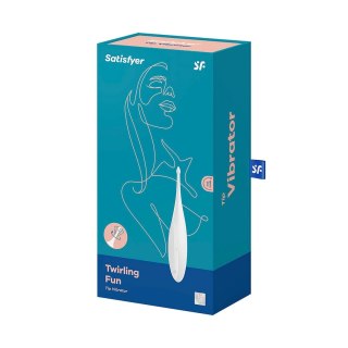 Satisfyer Twirling Fun Tip model rotacyjny silikonowy IPX7 magenta