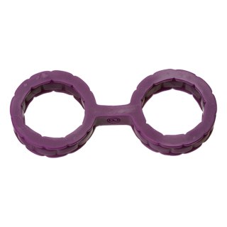 Doc Johnson Silikonowe mankiety na nadgarstki jednoczęściowe czarne