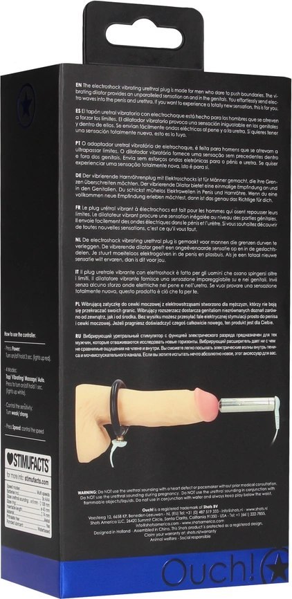 Ouch! by Shots Zestaw do sondowania cewki moczowej E-stim mały