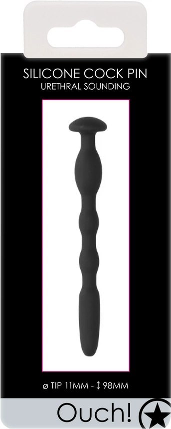 Ouch! by Shots - silikonowa anatomiczna sonda prążkowana 11 mm