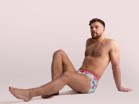 Prowler Bokserki kąpielowe męskie S - szybkoschnące, kolorowy nadruk