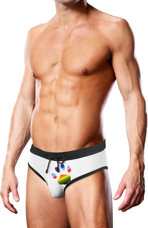 Prowler Figi Kąpielowe Paw XL Progress Pride Kolorowe