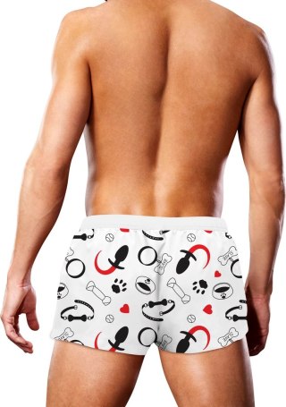 Prowler GAYWATCH S - męskie kąpielowki bokserki, czarno-czerwone