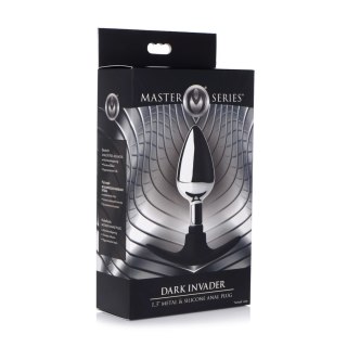 XR Brands Plug anatomiczny metalowo-silikonowy średni 848518036131