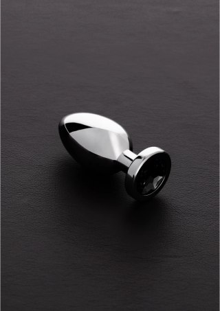 Steel Korek stalowy z kamieniem ozdobnym mały - model Jewel