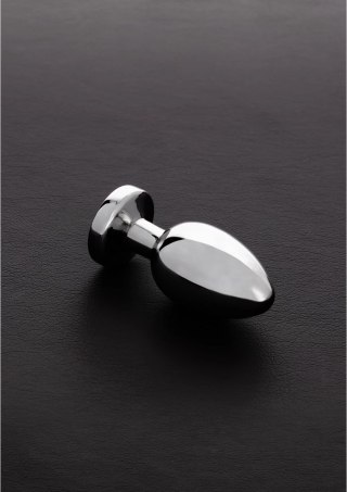 Steel Korek stalowy z kamieniem ozdobnym mały - model Jewel