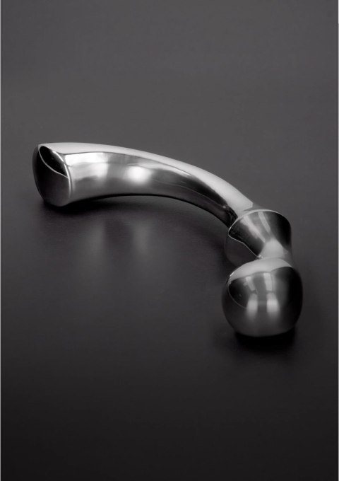 Steel Masażer Punktu G stal nierdzewna zakrzywiony model