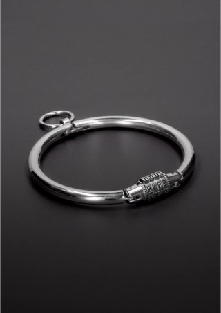 Steel - Obroża stalowa z zamkiem szyfrowym, rozmiar duży