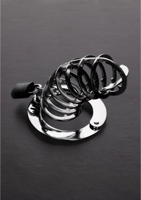 Steel Spike Cage model 14 cm - stalowa klatka z kolcami, regulowana