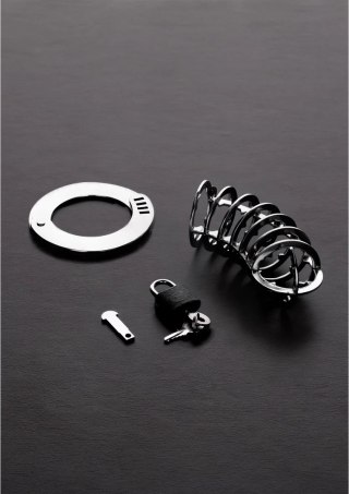 Steel Spike Cage model 14 cm - stalowa klatka z kolcami, regulowana