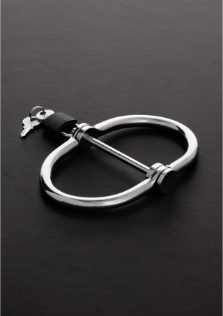 MOOD D-Handcuffs stalowe kajdanki z zaokrąglonymi krawędziami