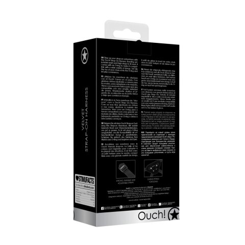 Ouch! by Shots Regulowana uprząż z O-ring systemem, uniwersalny rozmiar