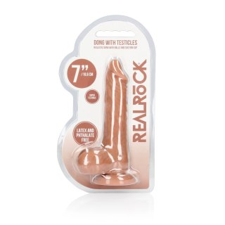 RealRock Model 17 cm z anatomiczną podstawą, Skin TPE