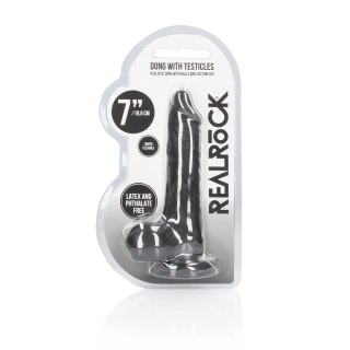 RealRock Model 17 cm z anatomiczną podstawą, Skin TPE