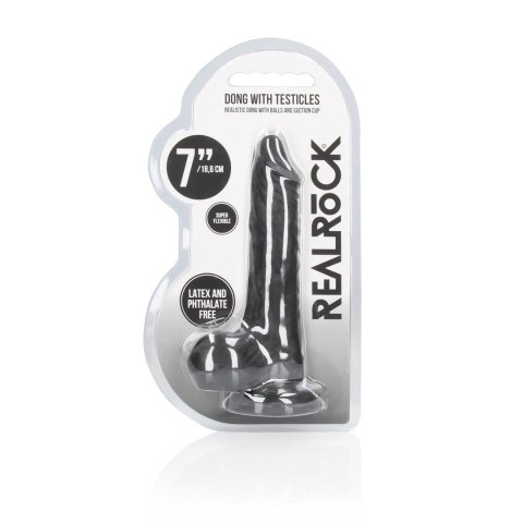 RealRock Model 17 cm z anatomiczną podstawą, Skin TPE