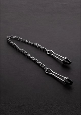 Rimba Zaciski na sutki stal nierdzewna z łańcuszkiem regulacja