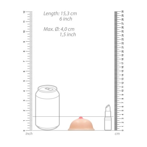 Shots S-Line Mydło dekoracyjne w kształcie piersi 7,3 cm