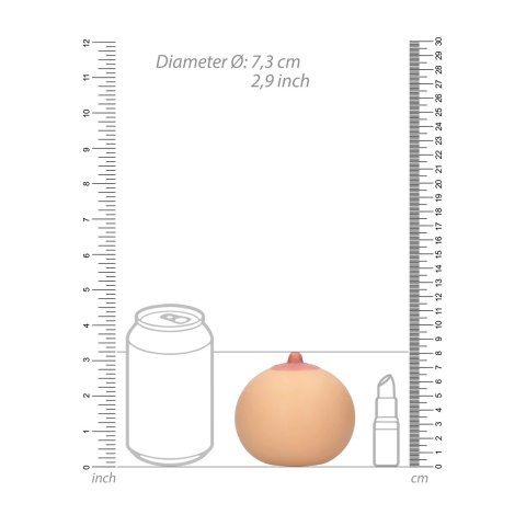 Shots S-line piłeczka antystresowa silikonowa model anatomiczny 7 cm