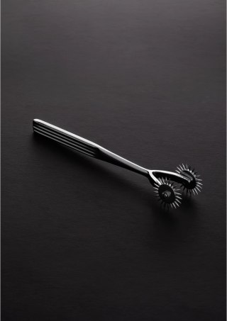 Steel Duo - Kołowrotek Wartenberga z podwojnym kołem - stal nierdzewna