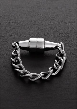 Steel Mini zacisk magnetyczny do ciała łańcuszek srebrny 1 szt.