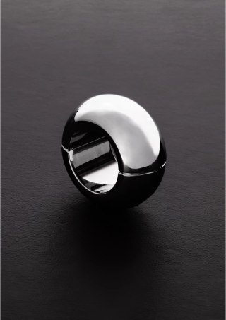 Steel Owalny pierścień z nierdzewnej stali 3,5 cm z dzielonym systemem