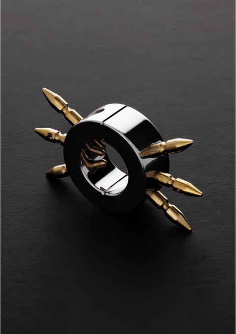 Steel Power Tools - Stalowy pierścień na mosznę z regulowanymi kolcami