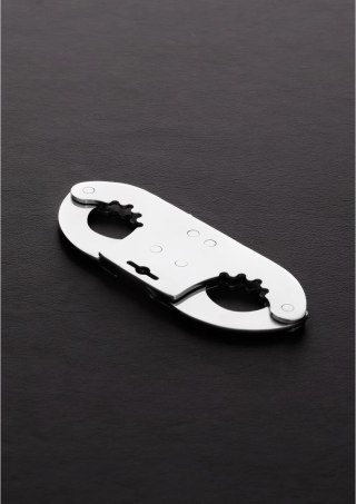 Steel - stalowy mankiet regulowany na kciuk i palce, kompaktowy