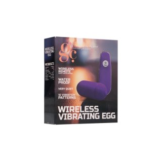 GC by Shots Bezprzewodowe Jajko Wibrujące Pilot 10 Trybow Rożowe