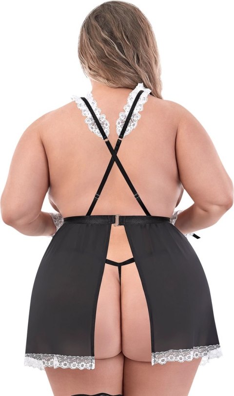 Magic Silk Dirty Duster Sukienka Dress Up Plus Size z koronką