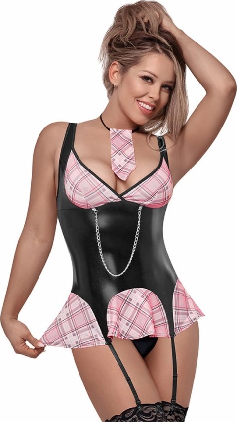 Magic Silk Flirty Freshman SM - Stroj szkolny z łańcuszkami i krawatem