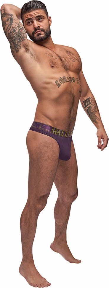 Male Power LXL Avant-Garde Stringi z podtrzymującą kieszenią czarne