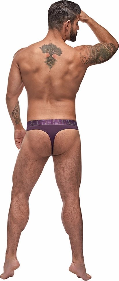 Male Power LXL Avant-Garde Stringi z podtrzymującą kieszenią czarne