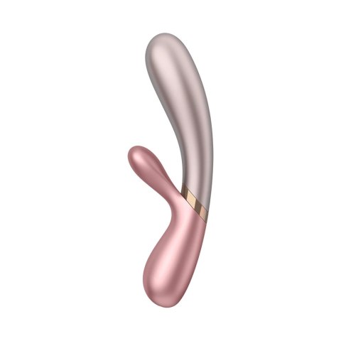 Satisfyer Hot Lover - Wibrator podwojny z funkcją podgrzewania, rożowy