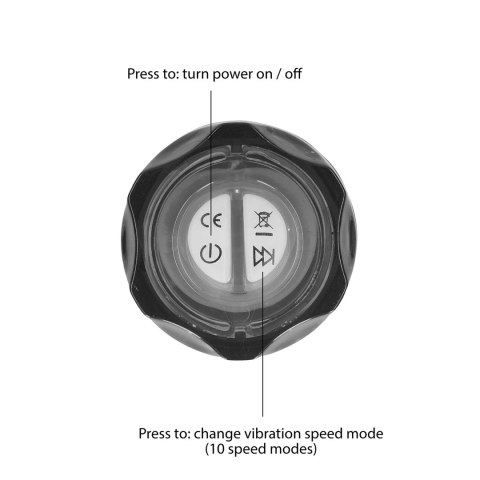 Shots Toys Multispeed Classic 10-trybowy model wibrujący realistyczny