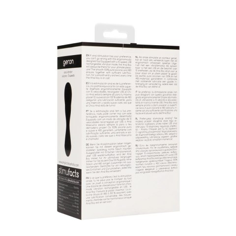 Simplicity Geron - Wibrator analny 10 trybow, silikonowy, USB