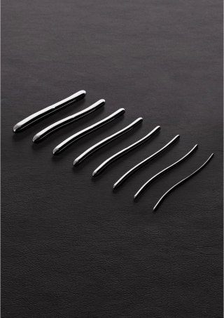 Steel Zestaw 8 dwustronnych rozszerzaczy z etui, stal chirurgiczna