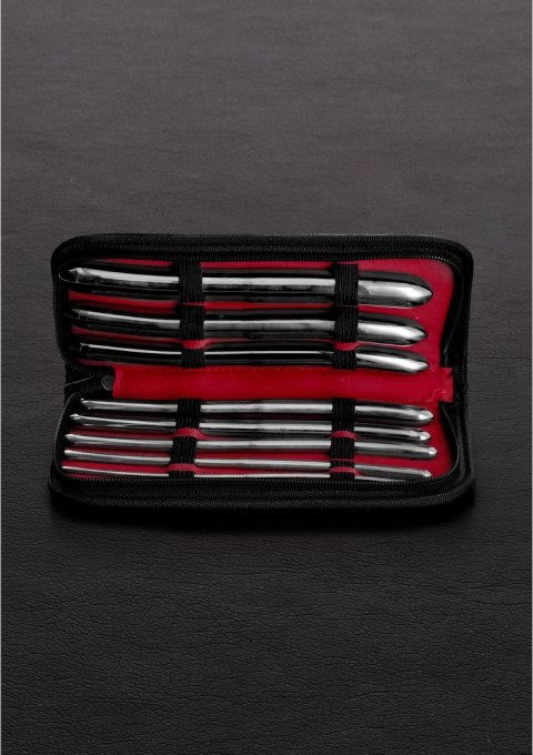 Steel Zestaw 8 dwustronnych rozszerzaczy z etui, stal chirurgiczna