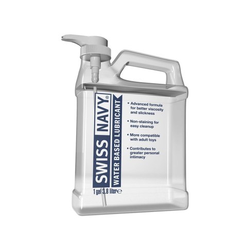 Swiss Navy Water-Based Lubrykant 3785 ml - Bezpieczna formuła XXL