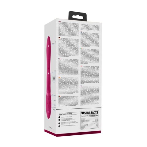 Vive Kyra - Pulsacyjny model z podwojną końcowką, silikon medyczny