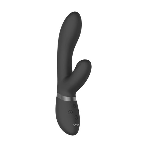 Vive Kyra - Wibrujący model krolik z podwojnym silnikiem, silikon medyczny