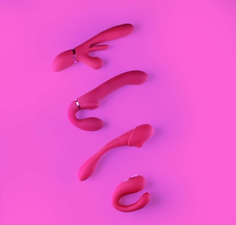 Vive Yoko wielofunkcyjny model pulsacyjny z trzema silnikami, fioletowy