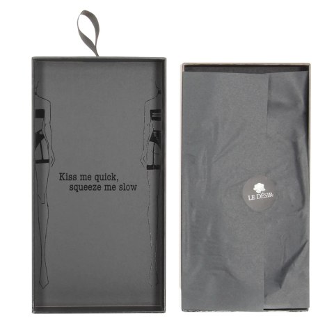 Le Desir Ananke trzyczęściowy komplet bielizny z podwiązkami S-XL