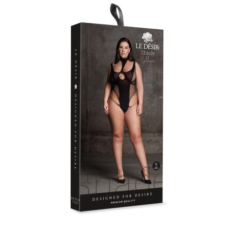 Le Desir Bodystocking Cyllene Plus Size - elastyczne body z golfem XL-XXXXL